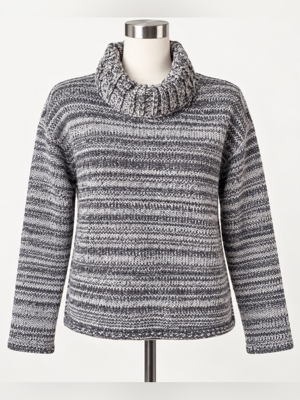 Sundance large weave knit neutral pullover knit sweater M/L